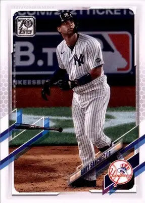Gary Sanchez 2021 Topps #525a New York Yankees - Baseball Card Single