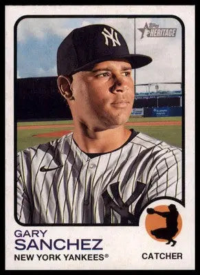 Gary Sanchez 2022 Topps Heritage #258 New York Yankees - Baseball Card Single