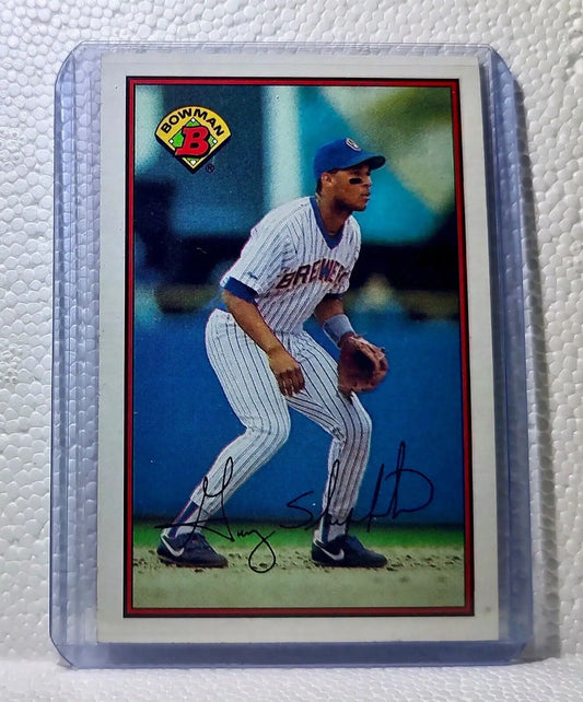 Gary Sheffield 1989 Bowman MLB #142 Baseball Card Milwaukee Brewers - Baseball Card Single
