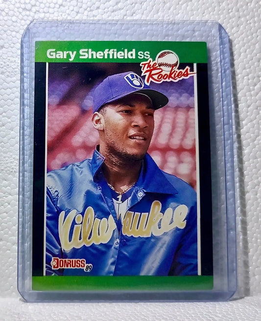 Gary Sheffield 1989 Donruss MLB #1 The Rookies Baseball Card Milwaukee Brewers - Baseball Card Single