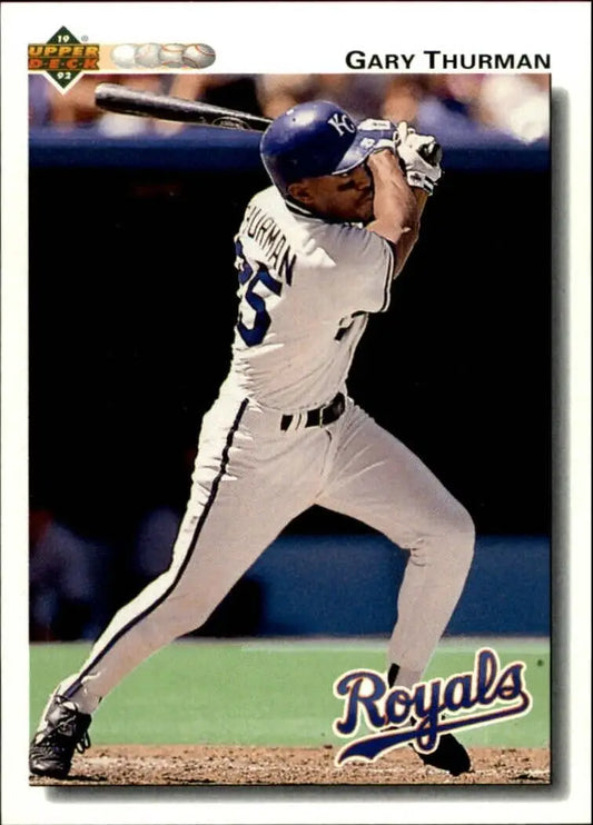 Gary Thurman 1992 Upper Deck MLB #629 Baseball Card Kansas City Royals - Baseball Card Single