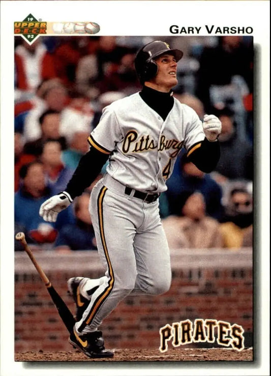 Gary Varsho 1992 Upper Deck MLB #217 Baseball Card Pittsburgh Pirates - Baseball Card Single