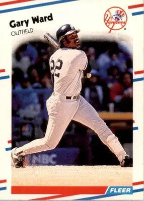 Gary Ward - 1988 Fleer - #224 - Baseball - Baseball Card Single