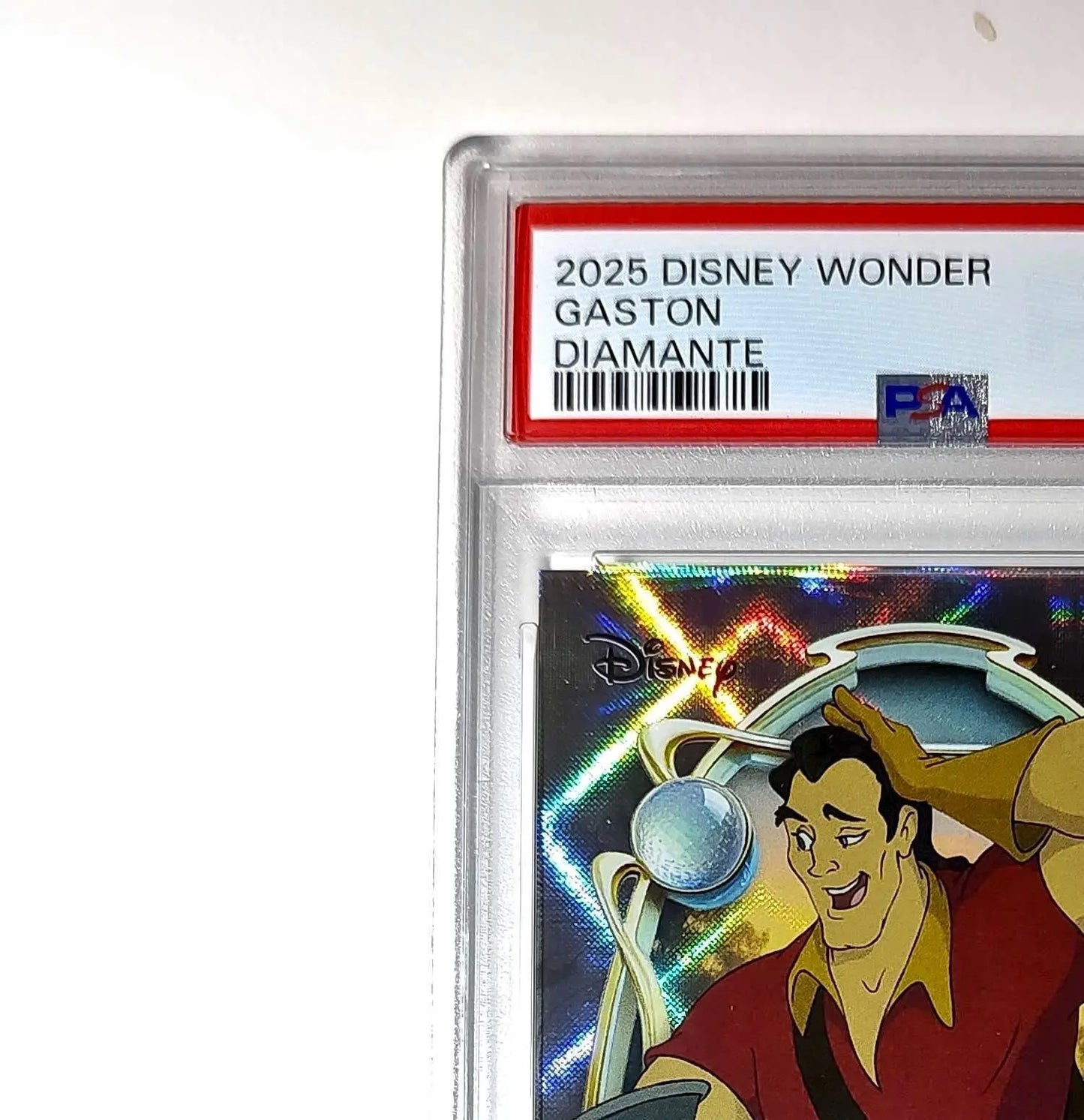 Gaston 2025 Topps Disney #45 Winter Variant Card Beauty and the Beast PSA 8 - Non-Sports Card Single