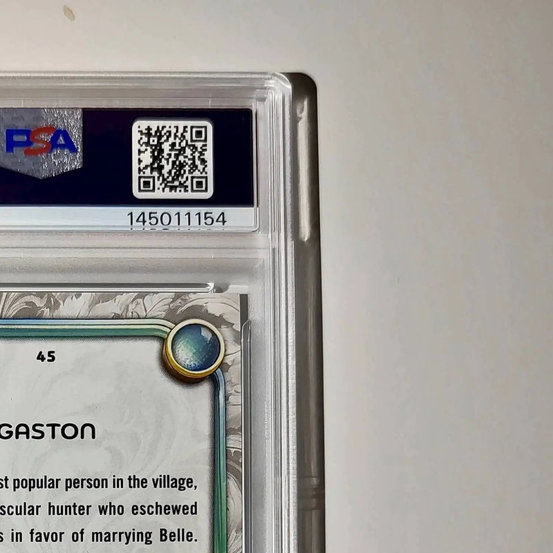 Gaston 2025 Topps Disney #45 Winter Variant Card Beauty and the Beast PSA 8 - Non-Sports Card Single