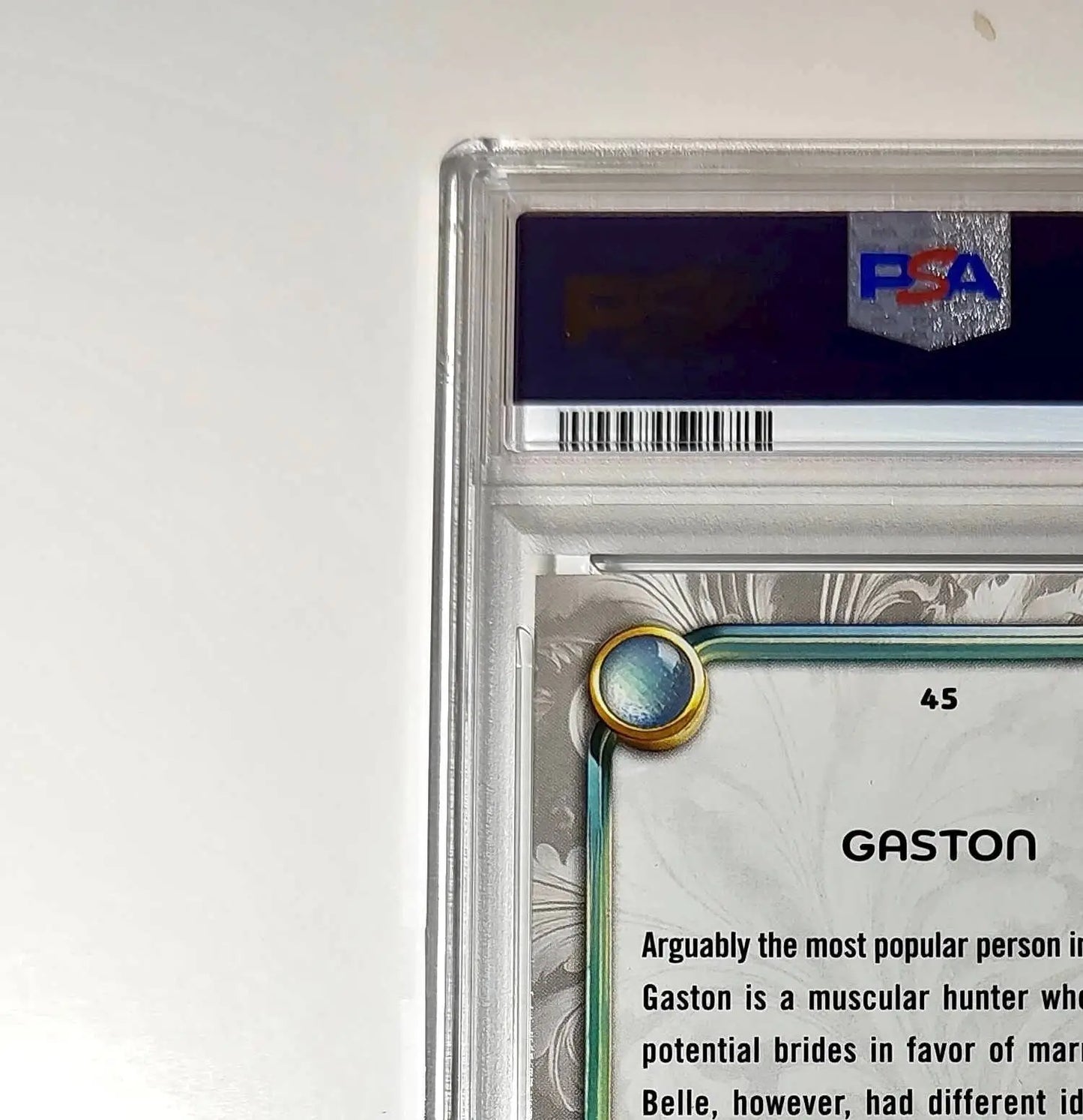 Gaston 2025 Topps Disney #45 Winter Variant Card Beauty and the Beast PSA 8 - Non-Sports Card Single