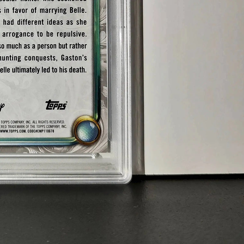 Gaston 2025 Topps Disney #45 Winter Variant Card Beauty and the Beast PSA 8 - Non-Sports Card Single