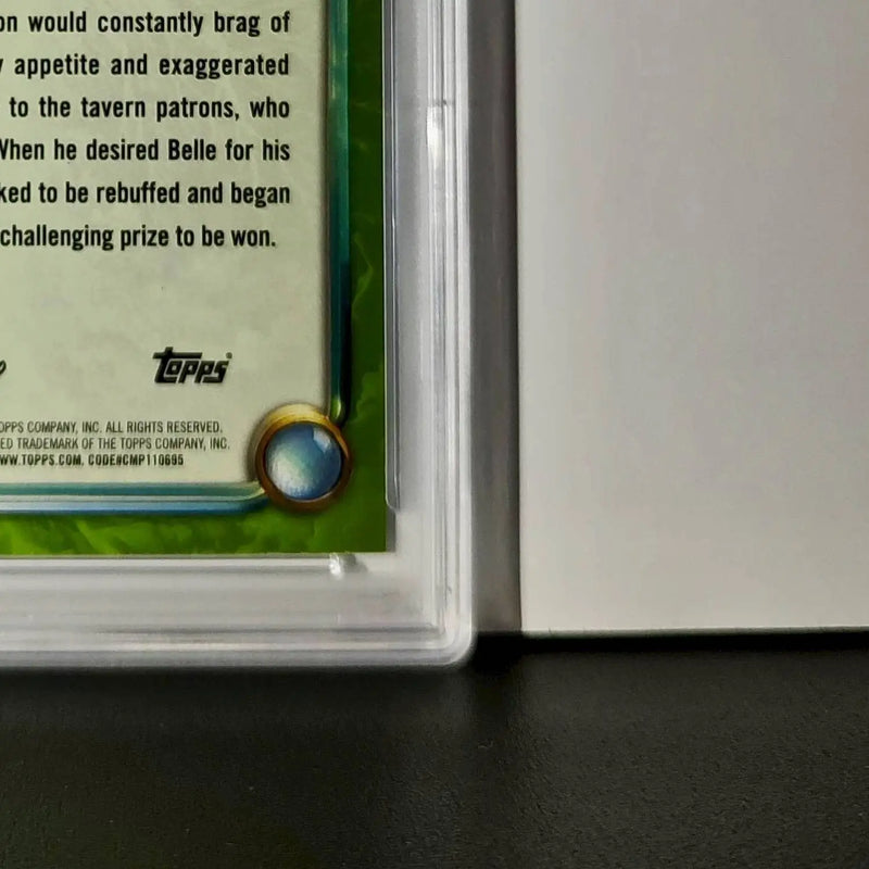 Gaston 2025 Topps Disney Wonder #177 Card Beauty and the Beast PSA 10 - Non-Sports Card Single