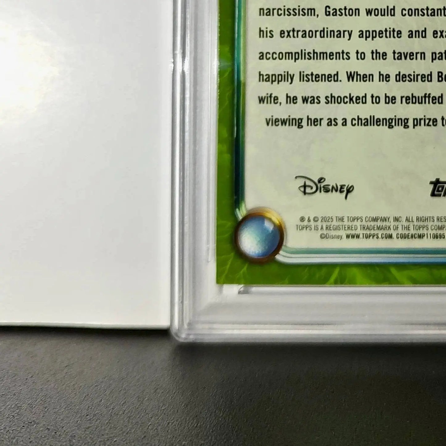 Gaston 2025 Topps Disney Wonder #177 Card Beauty and the Beast PSA 10 - Non-Sports Card Single