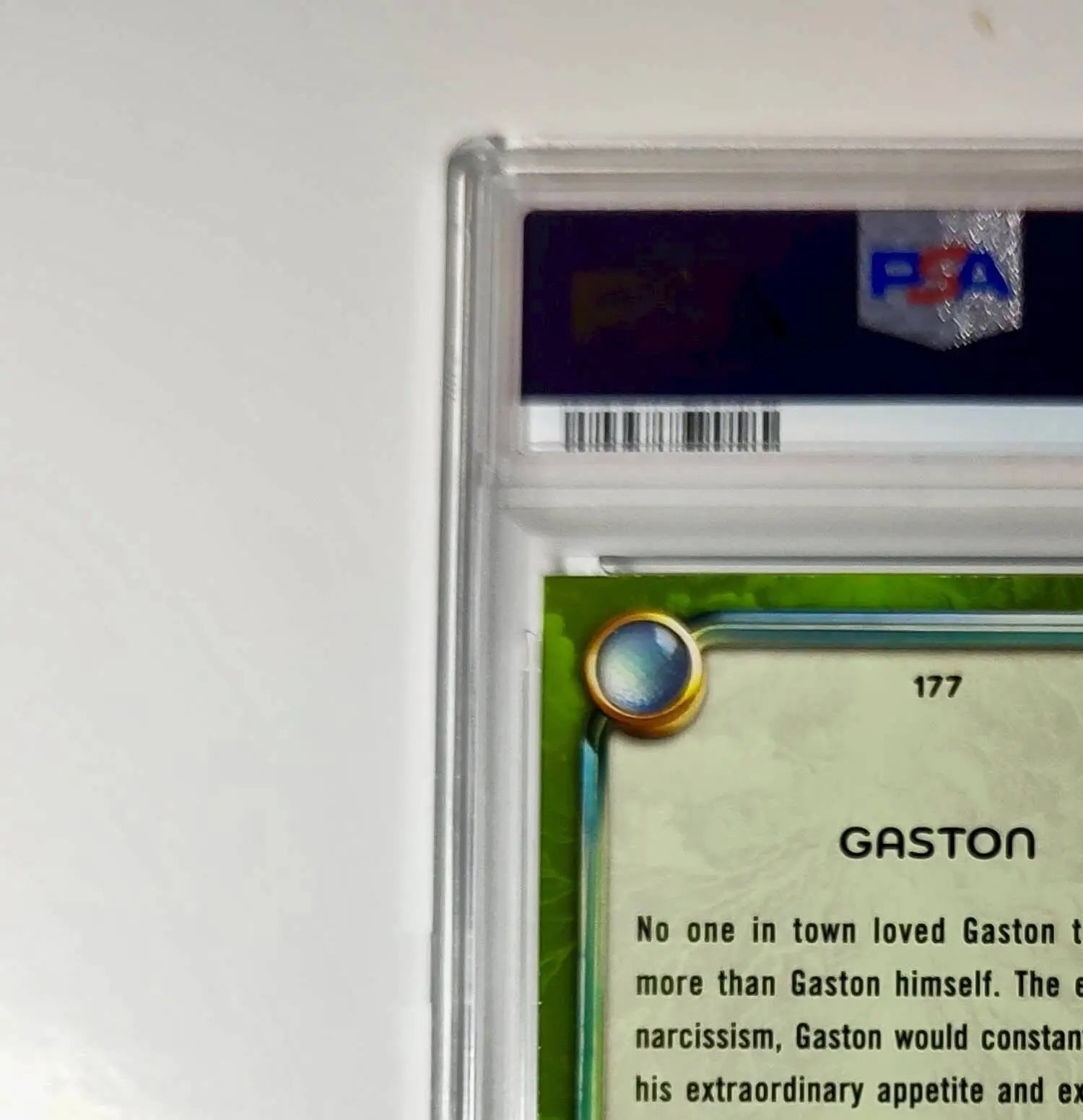 Gaston 2025 Topps Disney Wonder #177 Card Beauty and the Beast PSA 9 - Non-Sports Card Single