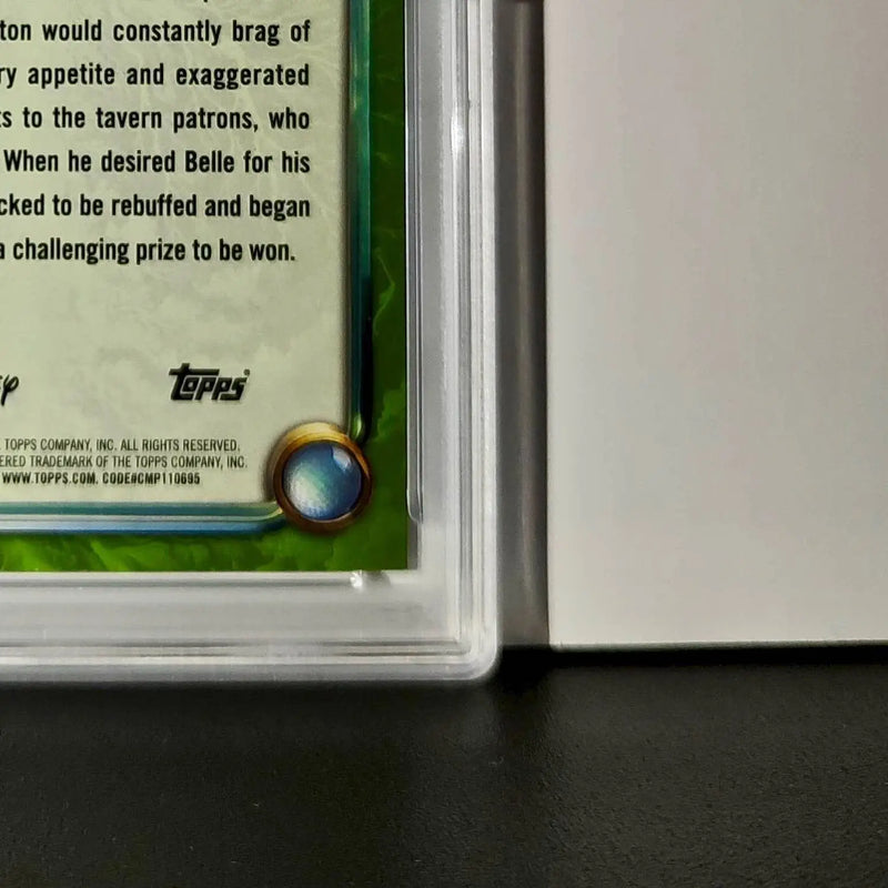 Gaston 2025 Topps Disney Wonder #177 Card Beauty and the Beast PSA 9 MT - Non-Sports Card Single
