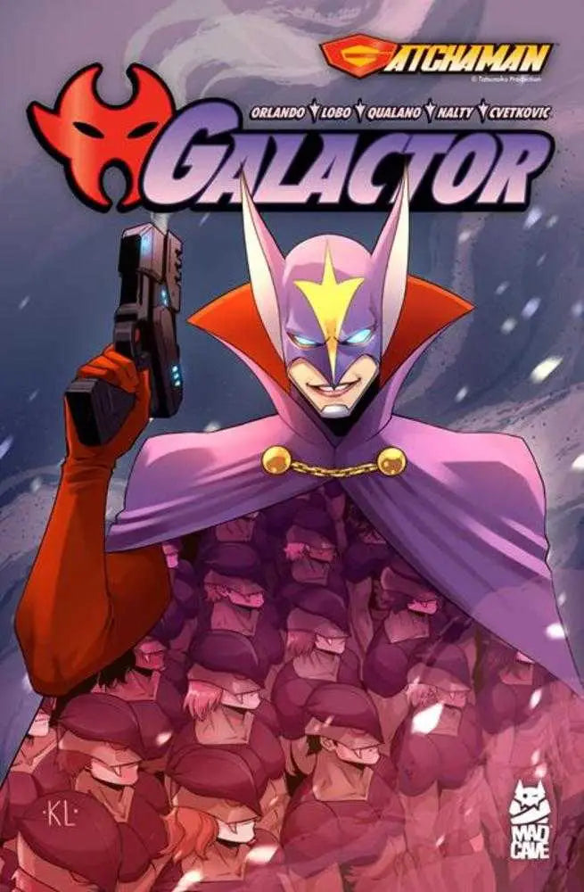 Galactor comic book cover featuring Berg Katse from Gatchaman Galactor TPB used copy