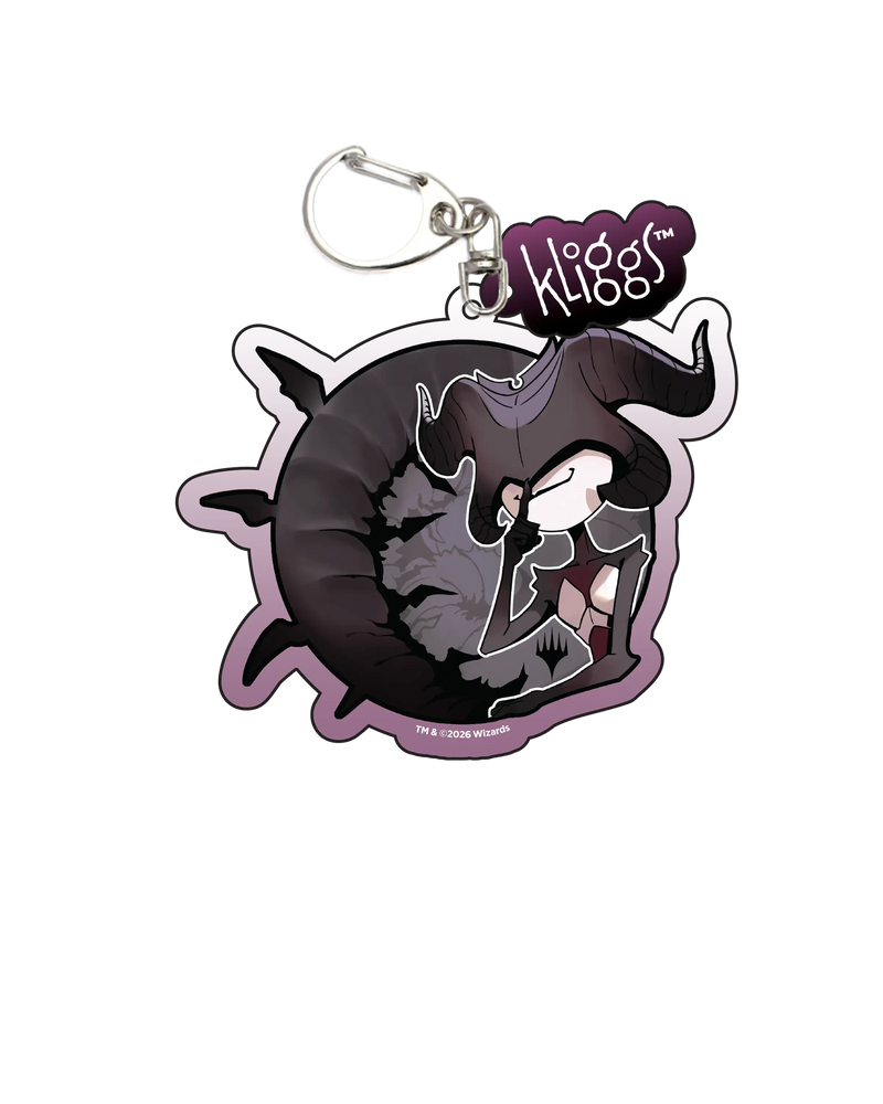 Gatherer’s Tavern MTG: Kliggs Keychain - Sheoldred The Apocalypse - Collectibles
