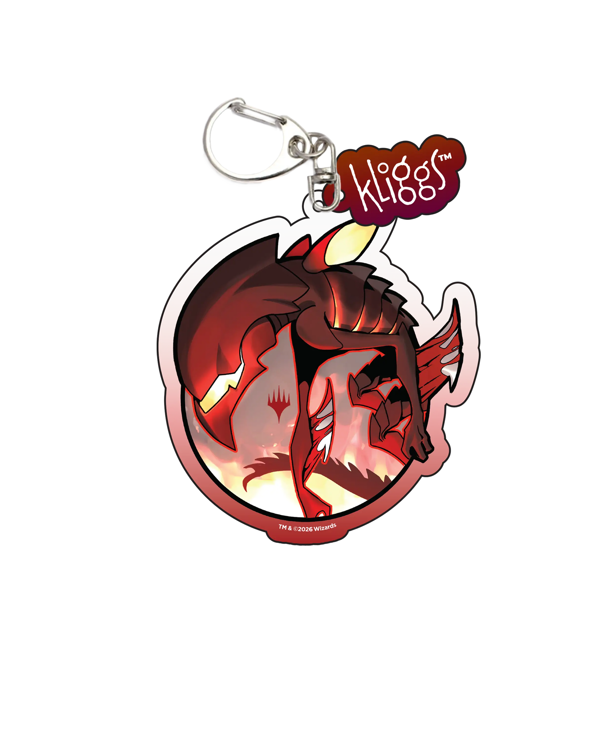 Gatherer’s Tavern MTG: Kliggs Keychain - Urabrask Heretic Praetor - Keychain