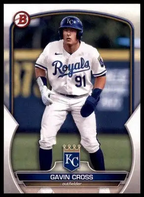 Gavin Cross 2023 Bowman Prospects #BP-109 Kansas City Royals - Baseball Card Single