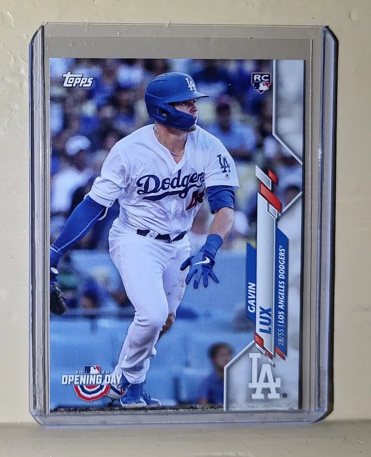 Gavin Lux 2019 Topps MLB 70 Opening Day Rookie Baseball Card Los Angeles Dodgers - Baseball Card Single