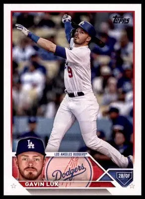 Gavin Lux 2023 Topps #247 Los Angeles Dodgers - Baseball Card Single