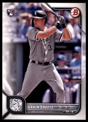 Gavin Sheets Rookie 2022 Bowman #60 Chicago White Sox - Baseball Card Single
