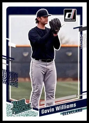 Gavin Williams 2023 Donruss #32 Cleveland Guardians - Baseball Card Single