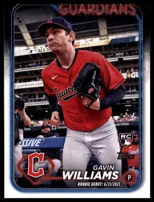 Gavin Williams 2024 Topps Update #US294 Cleveland Guardians - Baseball Card Single