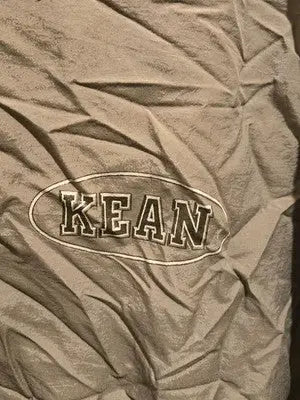 Gear For Sports Jacket Mens XL Gray Hooded Windbreaker Vintage Kean Embroidered - Apparel