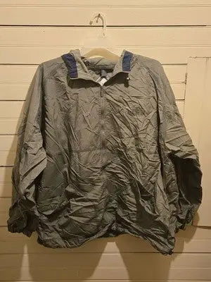 Gear For Sports Jacket Mens XL Gray Hooded Windbreaker Vintage Kean Embroidered - Apparel