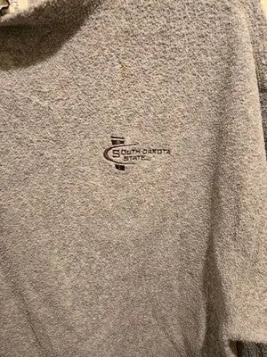 Gear For Sports Sweatshirt Mens XL Gray Crewneck South Dakota State Terry Logo - Apparel