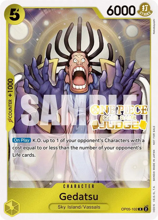 Gedatsu (Judge Pack Vol. 3) [One Piece Promotion Cards] - TCG - One Piece Single