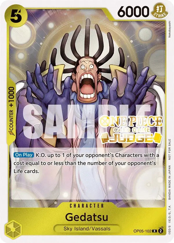 Gedatsu (Judge Pack Vol. 3) [One Piece Promotion Cards] - One Piece Card Single