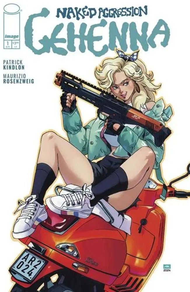 Comic book cover for Gehenna Naked Aggression #1 featuring Cover B Anand Ramcheron Variant
