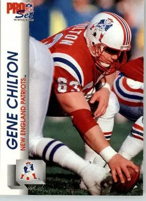 Gene Chilton - 1992 Pro Set - #573 - RC Football - Football Card Single