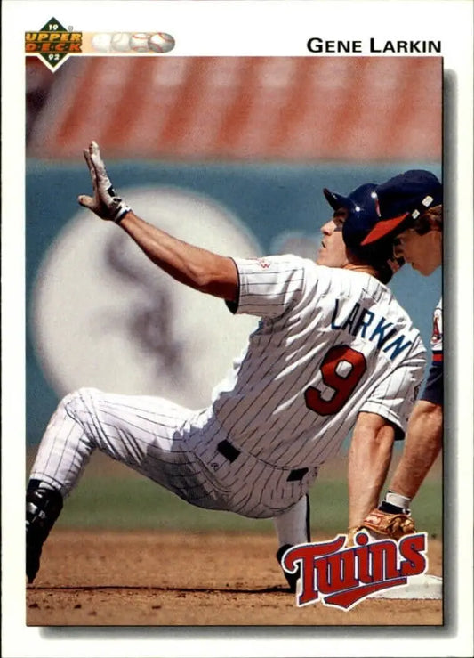 Gene Larkin 1992 Upper Deck MLB #187 Baseball Card Minnesota Twins - Baseball Card Single