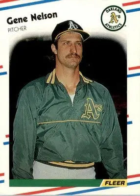 Gene Nelson - 1988 Fleer - #288 - Baseball - Baseball Card Single