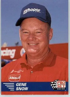 Gene Snow - 1991 Pro Set NHRA - #5 - Racing - Racing Card Single