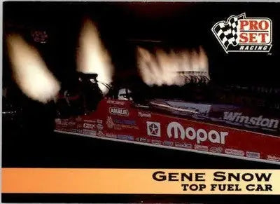 Gene Snow - 1992 Pro Set NHRA - #107 - Racing - Racing Card Single