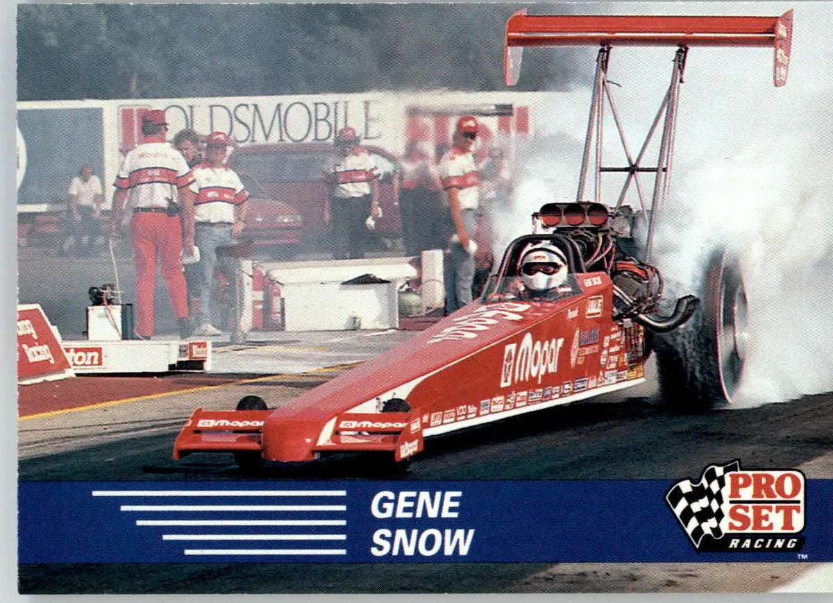 Gene Snow’s Car - 1991 Pro Set NHRA - #54 - Racing - Racing Card Single