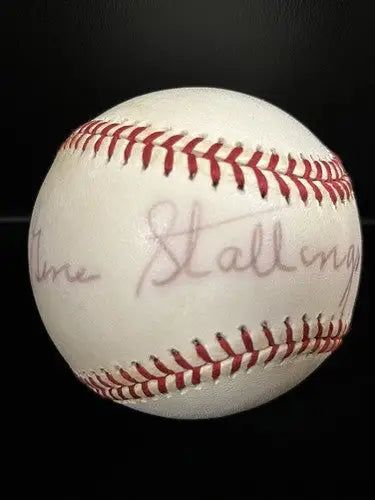 GENE STALLINGS AUTOGRAPHED OMLB Signed BASEBALL ALABAMA TEXAS A&M Ball JSA Auto - Sports Memorabilia