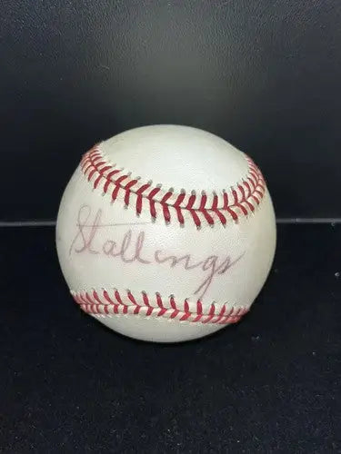 GENE STALLINGS AUTOGRAPHED OMLB Signed BASEBALL ALABAMA TEXAS A&M Ball JSA Auto - Sports Memorabilia