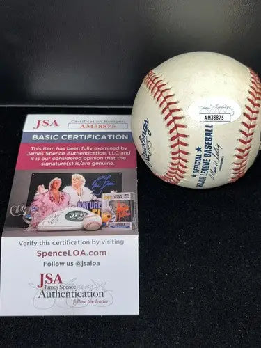 GENE STALLINGS AUTOGRAPHED OMLB Signed BASEBALL ALABAMA TEXAS A&M Ball JSA Auto - Sports Memorabilia