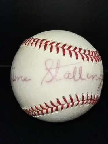 GENE STALLINGS AUTOGRAPHED OMLB Signed BASEBALL ALABAMA TEXAS A&M Ball JSA Auto - Sports Memorabilia