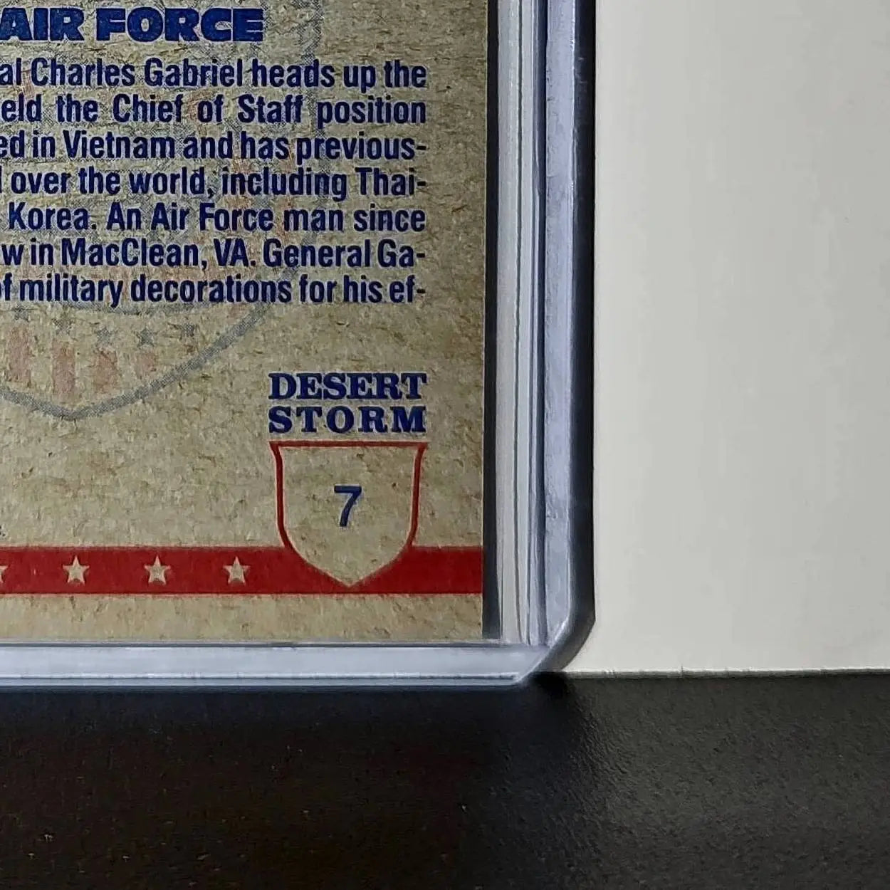 General Charles A. Horner 1991 Topps Desert Storm #7 Card - Non-Sports Card Single