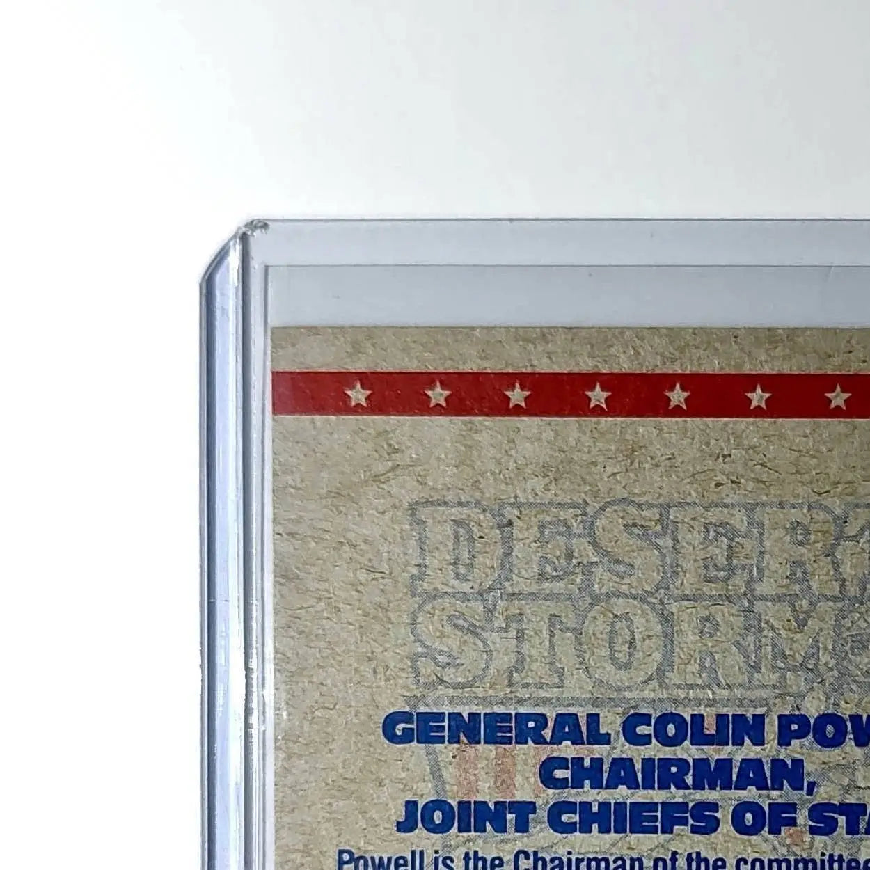 General Colin Powell 1991 Topps Desert Storm #2 Card