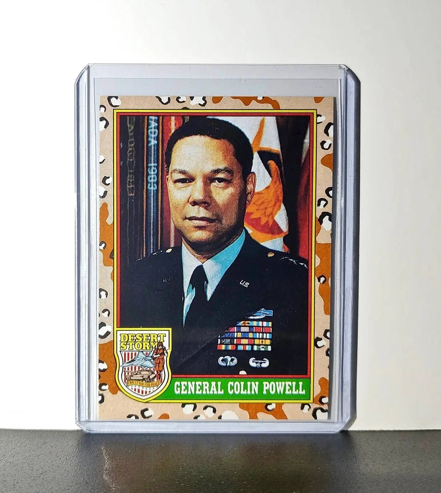 General Colin Powell 1991 Topps Desert Storm #2 Card