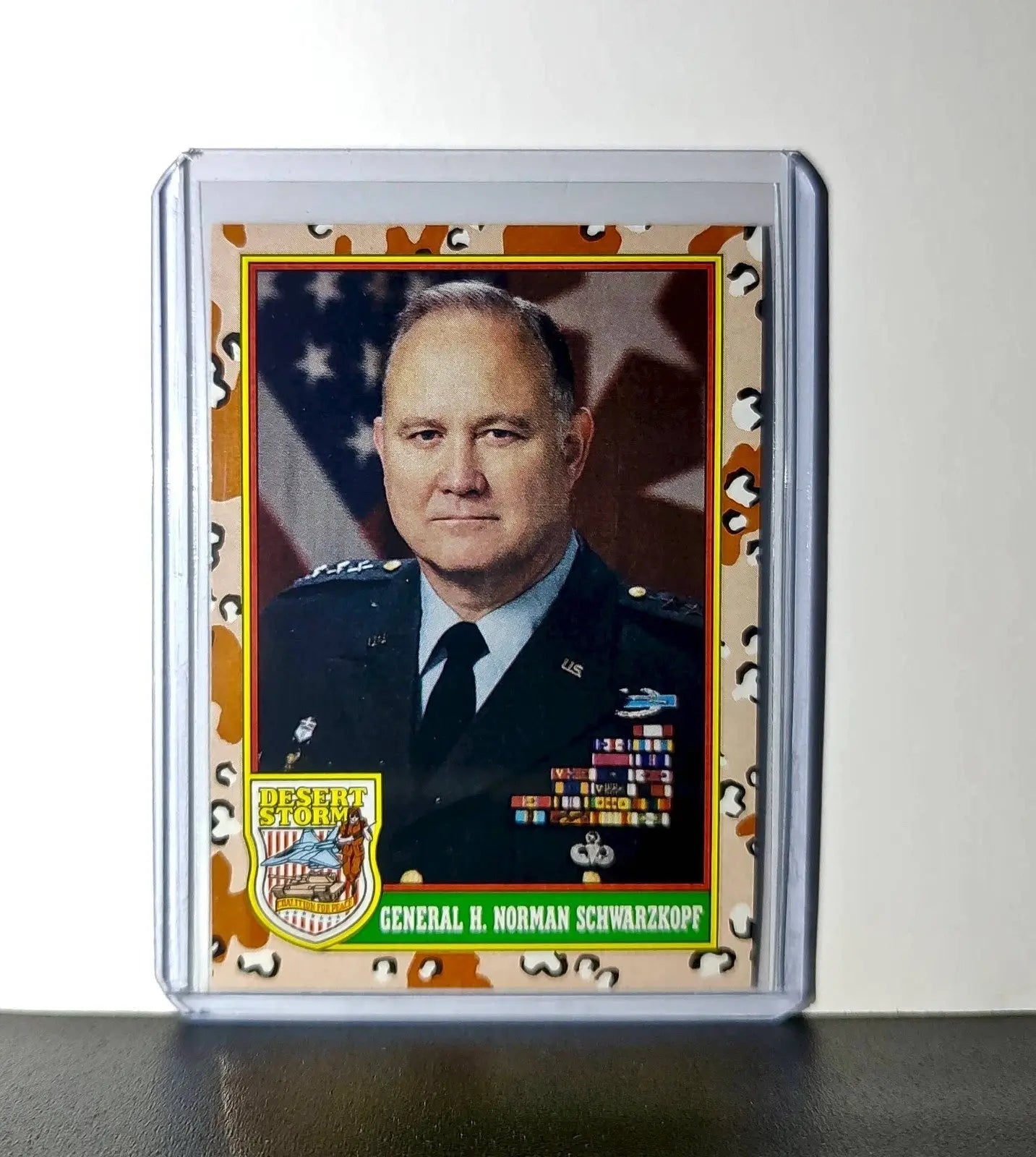 General H. Norman Schwarzkopf 1991 Topps Desert Storm #4 Card - Other
