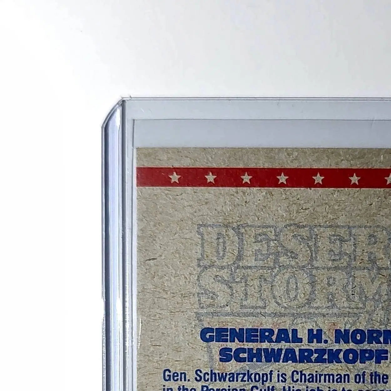 General H. Norman Schwarzkopf 1991 Topps Desert Storm #4 Card - Other