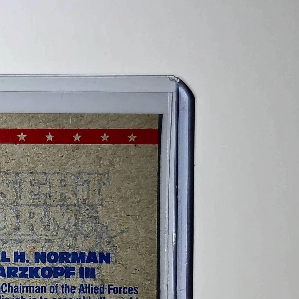 General H. Norman Schwarzkopf 1991 Topps Desert Storm #4 Card - Other