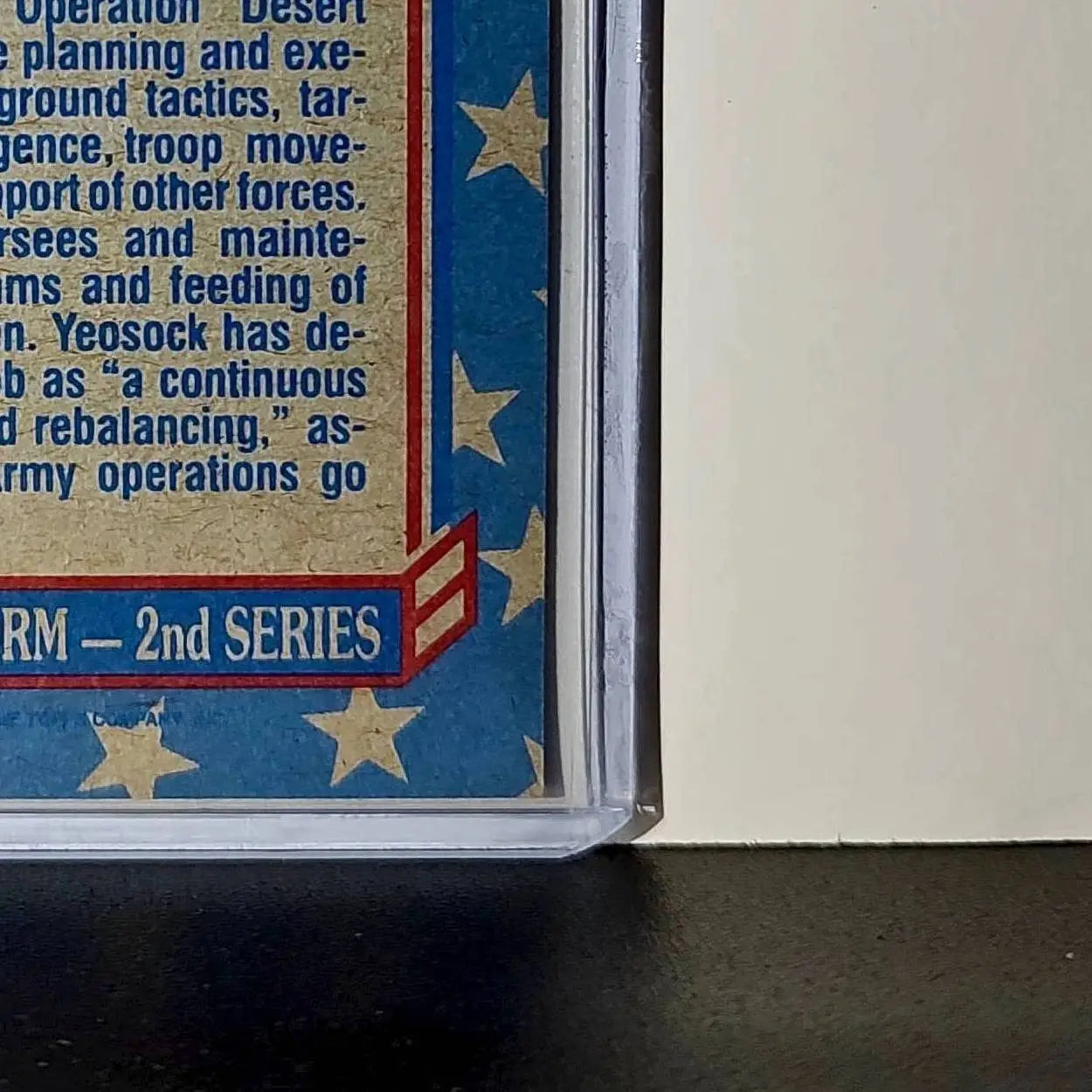 General John Yeosock 1991 Topps Desert Storm #161 Card - Other