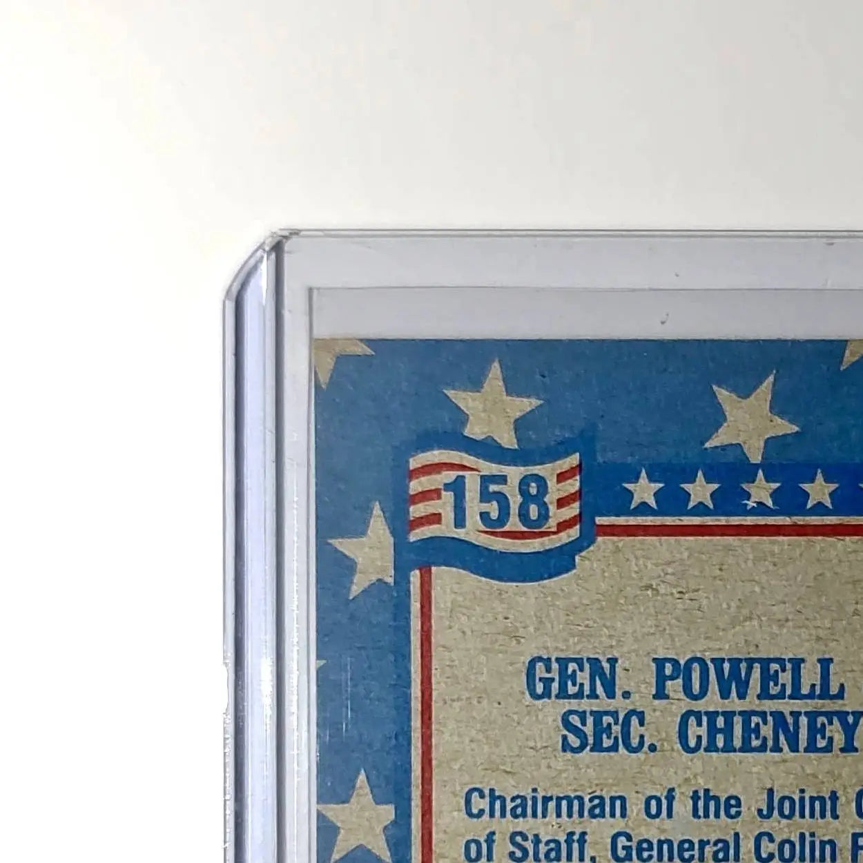 General Powell & Secretary Cheney 1991 Topps Desert Storm #158