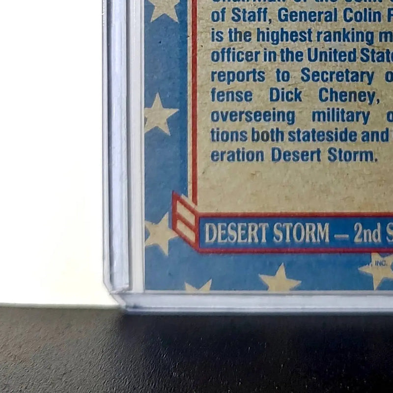 General Powell & Secretary Cheney 1991 Topps Desert Storm #158