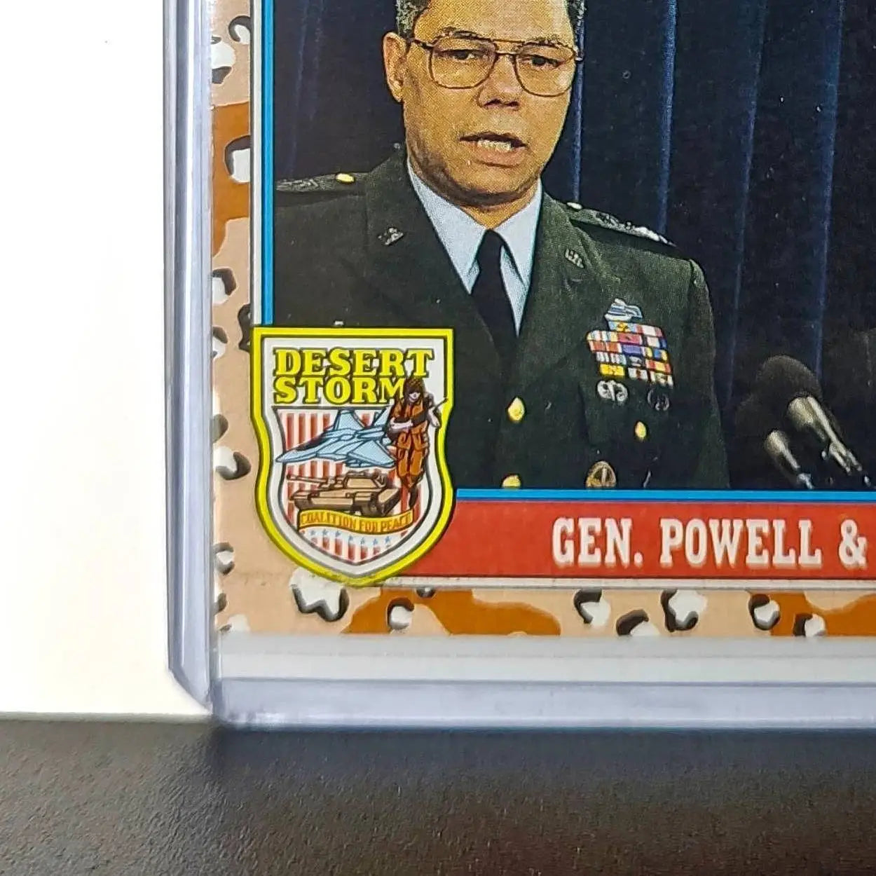 General Powell & Secretary Cheney 1991 Topps Desert Storm #158